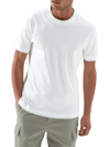 Brunello Cucinelli Cotton Jersey Slim Fit Crewneck T-shirt With "faux Layering" In White