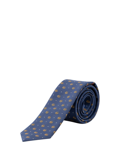 Gucci Kids Tie For Boys In Blue