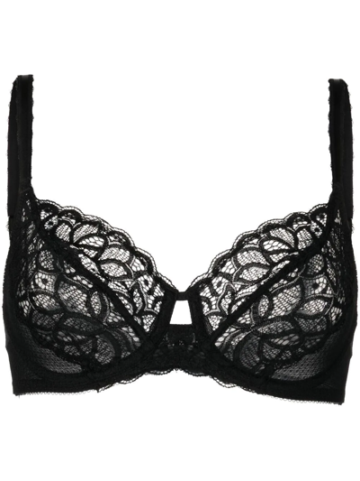 Wacoal Lace Underwire Bra In Black