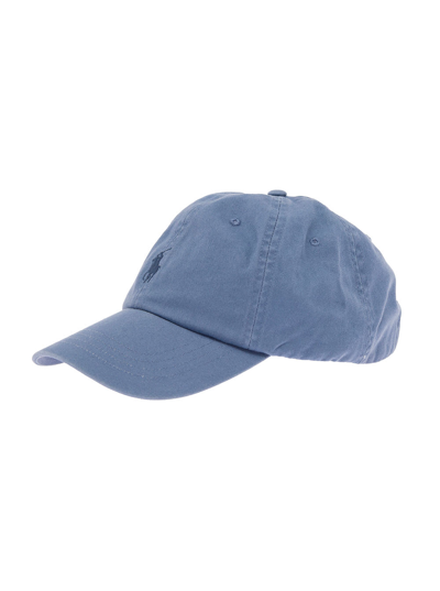 Polo Ralph Lauren Baseball Cap In Gnawed Blue