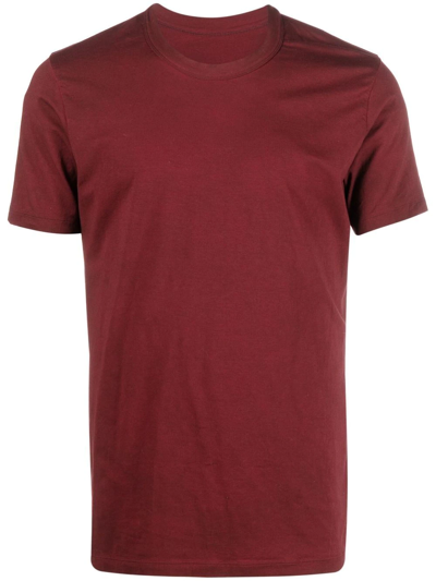 Uma Wang Short-sleeved Jersey T-shirt In Red