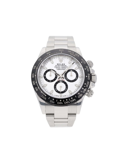 Pre-owned Rolex 2018  Cosmograph Daytona 40mm In White
