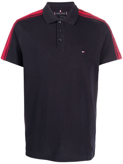 Tommy Hilfiger Short-sleeve Polo Shirt In Blue