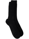 Givenchy Fine Knit Ankle Socks In Black