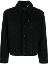 Levi's Plus Size Button-down Original Denim Trucker Jacket In Black