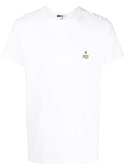 Isabel Marant Zafferh Crewneck T-shirt In White