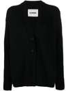 JIL SANDER V-NECK BUTTON-FASTENING CARDIGAN