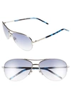 Marc Jacobs 59mm Semi Rimless Sunglasses - Palladium