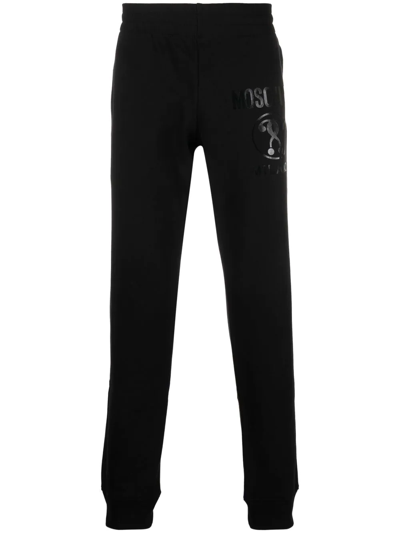 Moschino Black Double Question Mark Lounge Pants