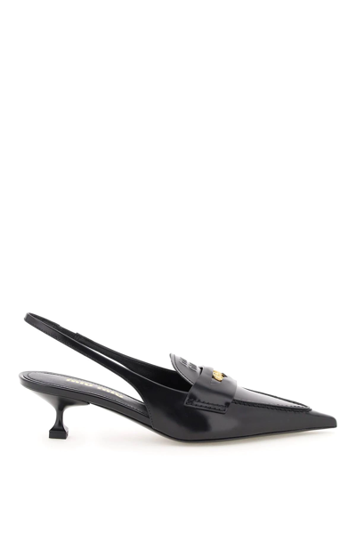 slingback penny loafers