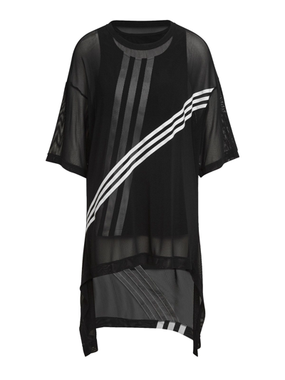 Adidas Y-3 Yohji Yamamoto Adidas Y 3 Yohji Yamamoto Women's  Black Cotton T Shirt