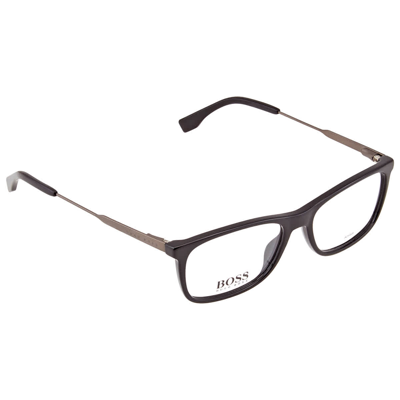 Hugo Boss Demo Rectangular Mens Eyeglasses Boss 0996 0807 52 In Clear