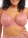 Elomi Brianna Underwire Padded Half Cup Bra In Ash Rose