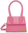 JACQUEMUS PINK 'LE CHIQUITO MOYEN' BAG