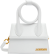 Jacquemus Le Chiquito Noeud Tote Bag In 100 White