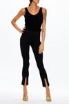 Rodebjer High-waisted Skinny Trousers In Black