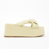 Kallisté Kallistè Woman Sandals Light Green Size 6 Soft Leather In Sage Green