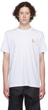 Maison Kitsuné Chillax Fox Cotton T-shirt In White