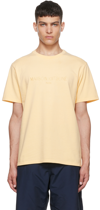 Maison Kitsuné Orange Cotton T-shirt In Yellow