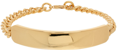 Apc Gold Darwin Bracelet In Raa Or