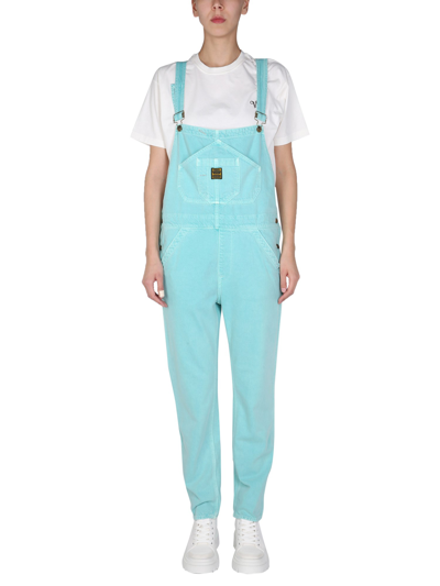 Washington Dee Cee Denim Dungarees In Green