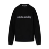 Rotate Birger Christensen Rotate Iris Sweatshirt With Rotate Sunday Embroidery In Black