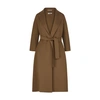 S Max Mara Esturia Midi Coat In Camel Wool In Brown