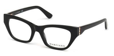 Guess By Marciano Demo Rectangular Ladies Eyeglasses Gm0361-s 001 52 In Black