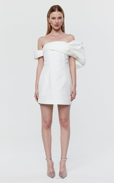 Rachel Gilbert Women's Manuela Cotton-silk Mini Dress In Multi,white