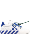 Off-white White & Blue Vulcanized Low-top Sneakers