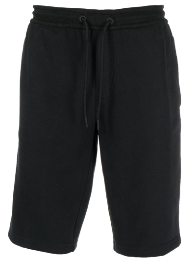 Calvin Klein Jeans Est.1978 Cotton Drawstring Track Shorts In Black