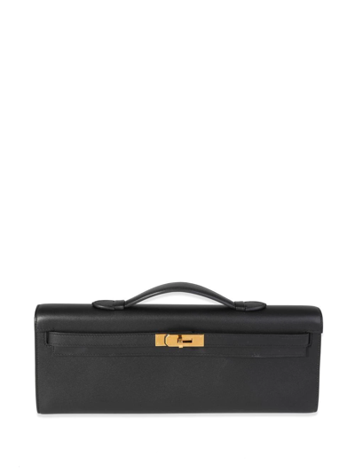 Pre-owned Hermes  Kelly Cut Clutch Bag In Black