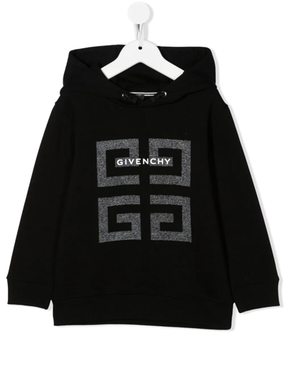 Givenchy Kids' 4g Logo-print Hoodie In Nero