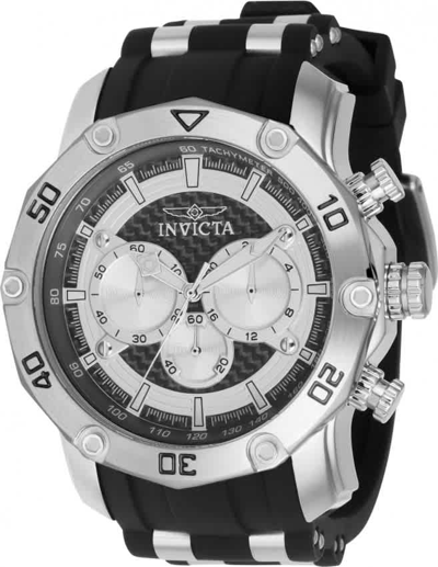 Invicta Pro Diver Chronograph Quartz Mens Watch 37718 In Black / Grey / Silver