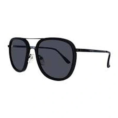 Skechers Smoke Aviator Unisex Sunglasses Se9042 01a 50 In Black