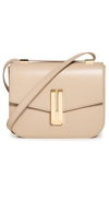 Demellier Vancouver Grained-leather Cross-body Bag In Taupe