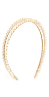 JENNIFER BEHR GITTA METALLIC PEARL HEADBAND