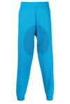 Botter Mesh-panel Detail Track Pants In Clear Blue