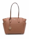 Michael Kors Tote Bag Top Handles In Brown