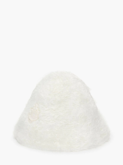 Jw Anderson 1 Moncler X  Hairy Fancy Hat In White