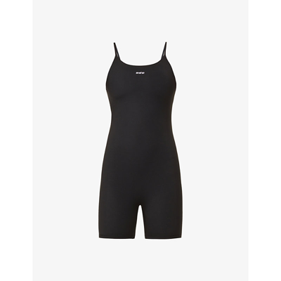 Adanola Edit By Hanna Schonberg Ultimate Seamless Stretch-jersey Unitard In Black