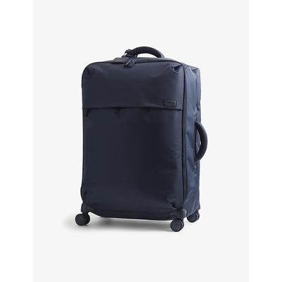 Lipault Plume Long-trip Nylon Suitcase 70cm In Navy