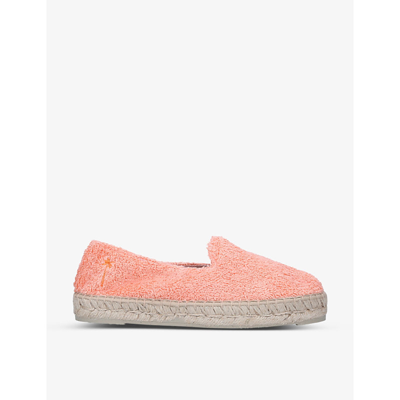 Manebi Sydney Terry-cotton Espadrilles In Bright Orange