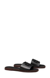 Tory Burch Woman Sandals Black Size 7 Leather In Black