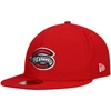 NEW ERA NEW ERA RED GREENVILLE DRIVE AUTHENTIC COLLECTION TEAM HOME 59FIFTY FITTED HAT