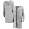 Boxercraft Heathered Gray Alabama Crimson Tide Cuddle Soft Duster Cardigan In Heather Gray