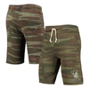 ALTERNATIVE APPAREL CAMO ALTERNATIVE APPAREL NORTH CAROLINA TAR HEELS VICTORY LOUNGE SHORTS