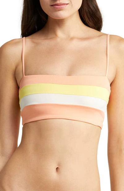 L*space Rebel Bikini Top In Crm/led/tg