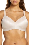 Wacoal Women's Back Appeal Wirefree Contour Bra 856303 In Rosedust