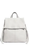 Aimee Kestenberg Bali Leather Backpack In Cloud W/ Shiny Gold